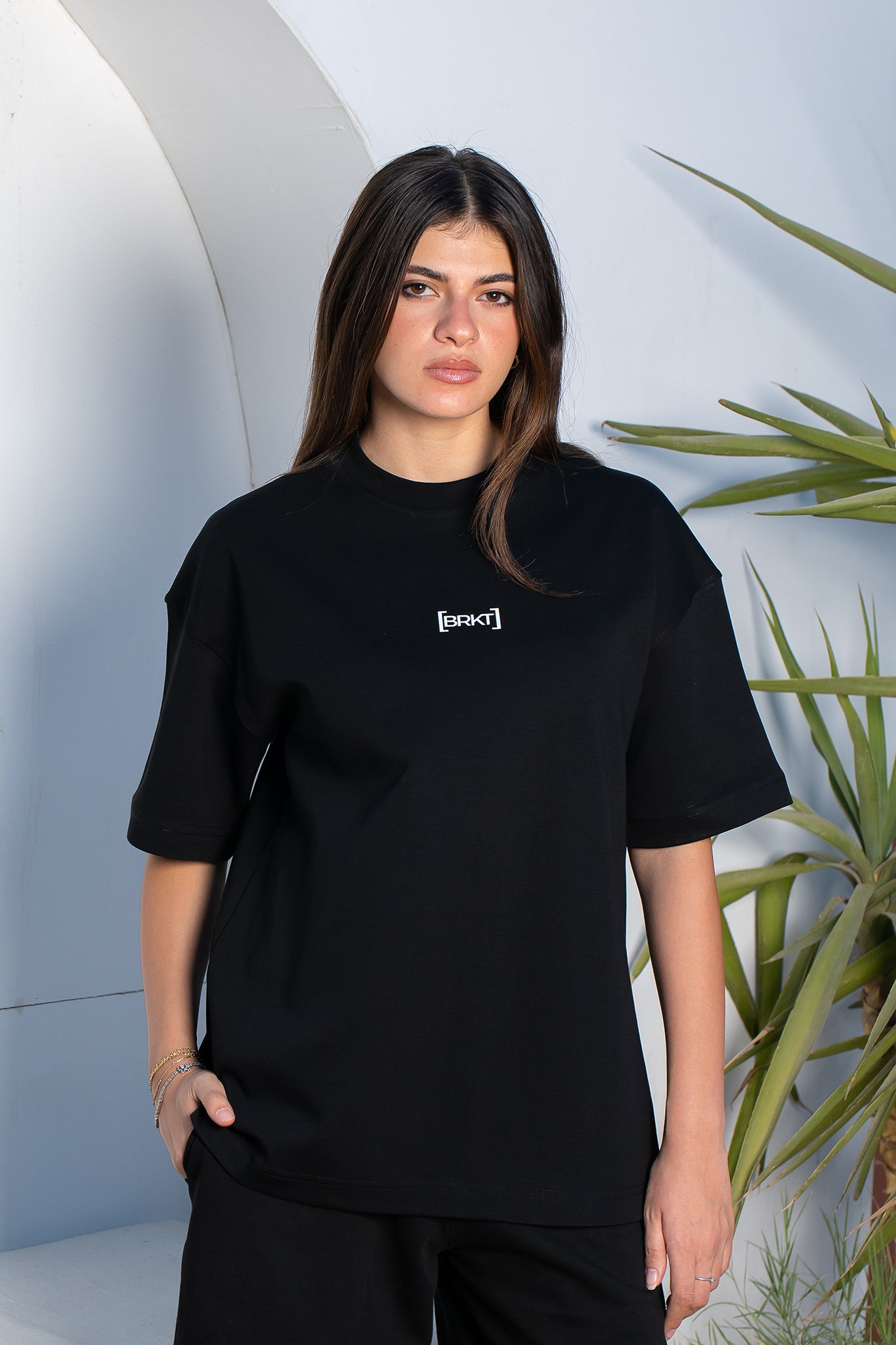 BRKT Black Oversize T-shirt